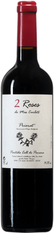 22,95 € Envío gratis | Vino Tinto Mas Carlets 2 Roses D.O.Ca. Priorat Cataluña España Syrah, Garnacha 75 cl