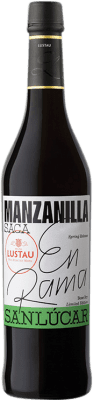 22,95 € Spedizione Gratuita | Vino fortificato Lustau 3 En Rama D.O. Manzanilla-Sanlúcar de Barrameda Sanlúcar de Barrameda Spagna Palomino Fino Bottiglia Medium 50 cl