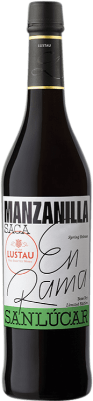 22,95 € Free Shipping | Fortified wine Lustau 3 En Rama D.O. Manzanilla-Sanlúcar de Barrameda Sanlucar de Barrameda Spain Palomino Fino Medium Bottle 50 cl