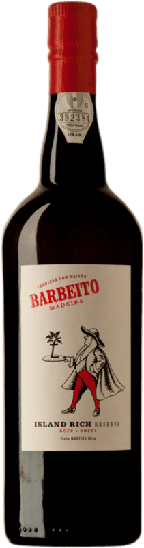 18,95 € 免费送货 | 红酒 Barbeito Island Rich Sweet 预订 I.G. Madeira 马德拉 葡萄牙 Tinta Negra Mole 5 岁 瓶子 75 cl