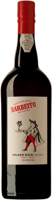 18,95 € Free Shipping | Red wine Barbeito Island Rich Sweet Reserve I.G. Madeira Madeira Portugal Tinta Negra 5 Years Bottle 75 cl