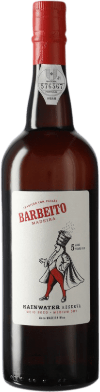 17,95 € Envio grátis | Vinho tinto Barbeito Rainwater Medium Dry Reserva I.G. Madeira Madeira Portugal Verdelho, Tinta Negra 5 Anos Garrafa 75 cl