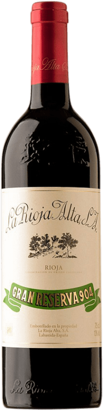 175,95 € Free Shipping | Red Wine Rioja Alta 904 Grand Reserve — Long Barrel-Aged 1982 D.O.Ca. Rioja Spain Tempranillo Bottle 75 cl