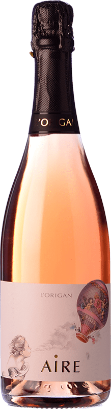 13,95 € Free Shipping | Rosé Sparkling Wine L'Origan Aire Brut Nature Rosé D.O. Cava Spain Pinot Noir, Xarel·lo 75 cl