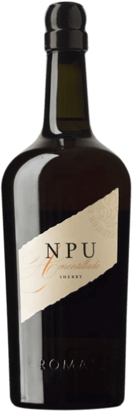 26,95 € 免费送货 | 加强葡萄酒 Sánchez Romate N.P.U. Non Plus Ultra Amontillado — 阿蒙提亚多酒 D.O. Jerez-Xérès-Sherry 安达卢西亚 西班牙 Palomino Fino 75 cl