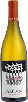 17,95 € Envio grátis | Vinho branco Pombal Arcan D.O. Rías Baixas Galiza Espanha Albariño Garrafa 75 cl