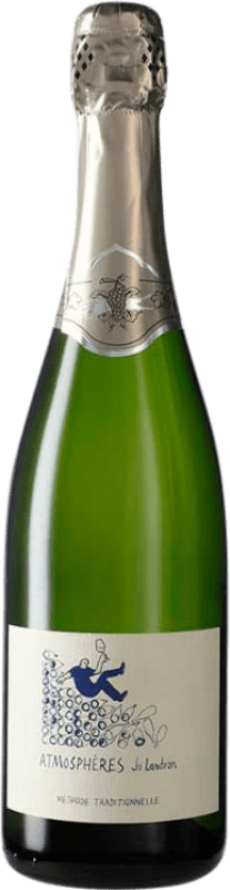 25,95 € Free Shipping | White Sparkling Wine Domaines Landron Atmosphères Brut Nature A.O.C. Muscadet-Sèvre et Maine Loire France Pinot Noir, Follec Eco — Organic 75 cl