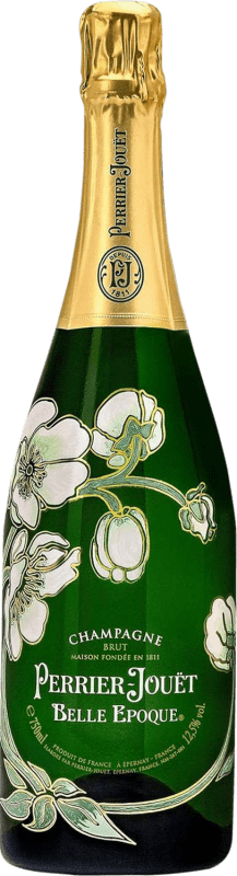 219,95 € 免费送货 | 白起泡酒 Perrier-Jouët Belle Époque Brut — 起泡酒 干型 Cuvée 特级珍藏 A.O.C. Champagne 香槟酒 法国 Pinot Noir — 黑皮诺, Chardonnay — 莎当妮, Pinot Meunier — 黑皮诺·莫尼耶 75 cl