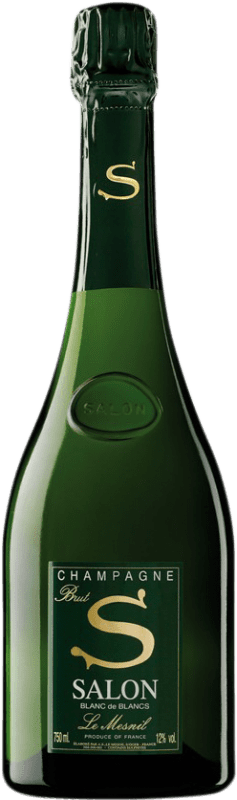 2 655,95 € 免费送货 | 白起泡酒 Salon Blanc de Blancs A.O.C. Champagne 香槟酒 法国 Chardonnay 瓶子 75 cl