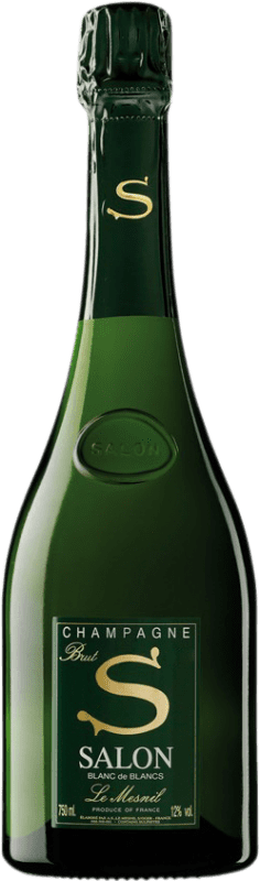 1 749,95 € Бесплатная доставка | Белое игристое Salon Blanc de Blancs A.O.C. Champagne шампанское Франция Chardonnay бутылка 75 cl