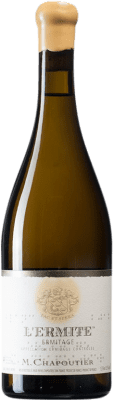 1 142,95 € Envío gratis | Vino blanco Michel Chapoutier Blanc L'Ermite A.O.C. Hermitage Francia Marsanne Botella 75 cl
