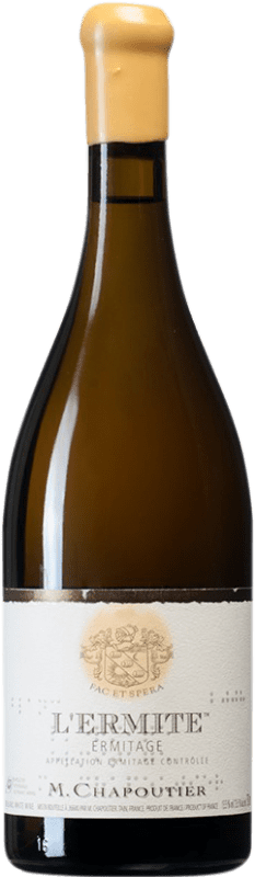 519,95 € Free Shipping | White wine Chapoutier Blanc L'Ermite 2008 A.O.C. Hermitage France Marsanne Bottle 75 cl