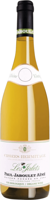 69,95 € Envio grátis | Vinho Branco Paul Jaboulet Aîné Les Jalets A.O.C. Crozes-Hermitage França Marsanne Garrafa 75 cl