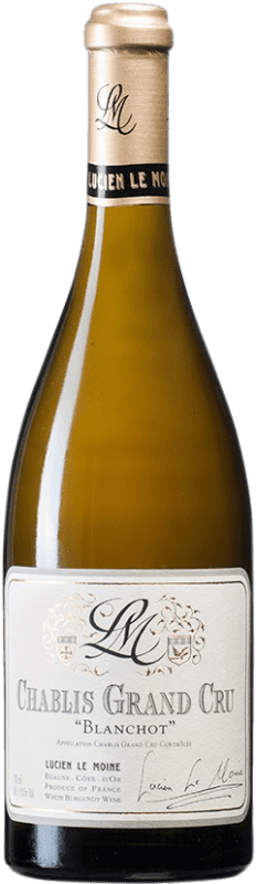 132,95 € Envio grátis | Vinho branco Lucien Le Moine Blanchot A.O.C. Chablis Grand Cru Borgonha França Chardonnay Garrafa 75 cl
