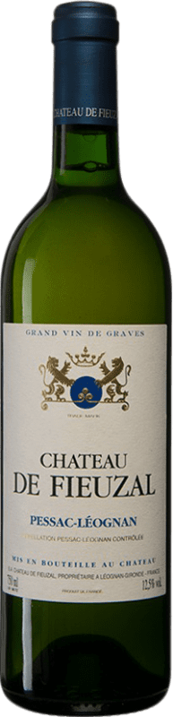 77,95 € Free Shipping | White wine Château de Fieuzal Blanc 1990 A.O.C. Pessac-Léognan Bordeaux France Sauvignon White, Sémillon Bottle 75 cl