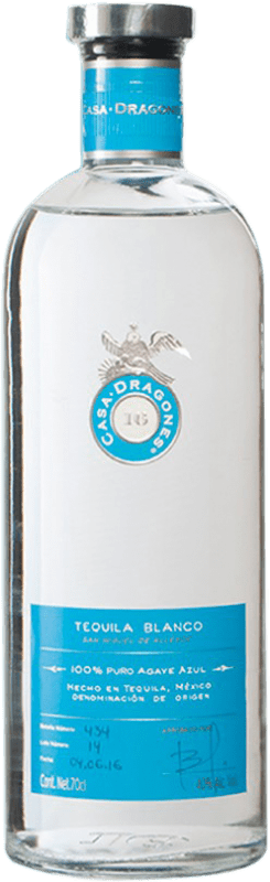 143,95 € Free Shipping | Tequila Casa Dragones Blanco Jalisco Mexico Bottle 70 cl