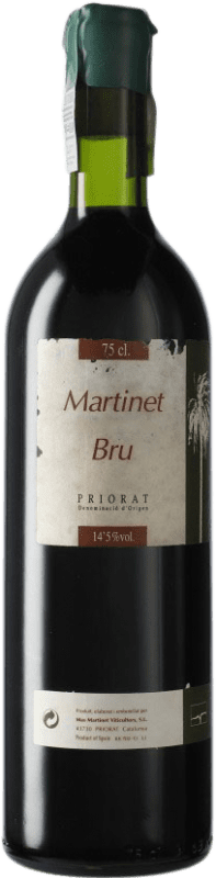 56,95 € Free Shipping | Red wine Mas Martinet Bru 1999 D.O.Ca. Priorat Catalonia Spain Syrah, Grenache Bottle 75 cl
