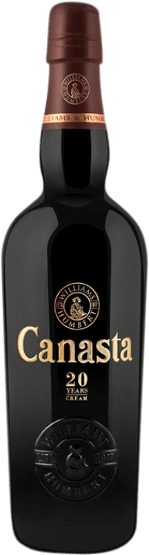 43,95 € Free Shipping | Fortified wine Williams & Humbert Canasta Cream D.O. Jerez-Xérès-Sherry Andalusia Spain Palomino Fino, Pedro Ximénez 20 Years Medium Bottle 50 cl