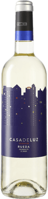7,95 € Envío gratis | Vino blanco Cuatro Rayas Casa de Luz D.O. Rueda Castilla y León España Verdejo Botella 75 cl