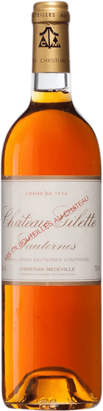 928,95 € Envío gratis | Vino blanco Gonet-Médeville Château Gilette Crême de Tête 1983 A.O.C. Bordeaux Burdeos Francia Sauvignon Blanca, Sémillon Botella 75 cl