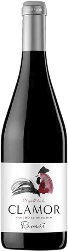 7,95 € Spedizione Gratuita | Vino Rosso Raimat Clamor Rovere D.O. Costers del Segre Spagna Tempranillo, Merlot, Cabernet Sauvignon Bottiglia 75 cl