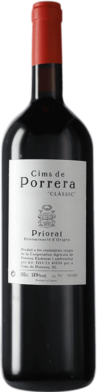 204,95 € Envío gratis | Vino Tinto Finques Cims de Porrera Classic — Clásico 1998 D.O.Ca. Priorat Cataluña España Garnacha, Cabernet Sauvignon, Cariñena Botella Magnum 1,5 L