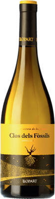 17,95 € Free Shipping | White Wine Llopart Clos dels Fòssils Crianza — Aged D.O. Penedès Catalonia Spain Xarel·lo Eco — Organic 75 cl