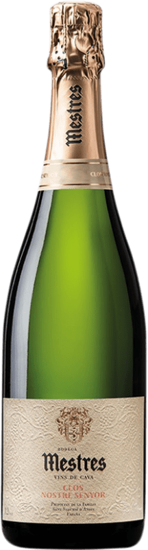 44,95 € Envio grátis | Espumante branco Mestres Clos Nostre Senyor Brut Nature Grande Reserva D.O. Cava Espanha Macabeo, Xarel·lo, Parellada Garrafa 75 cl