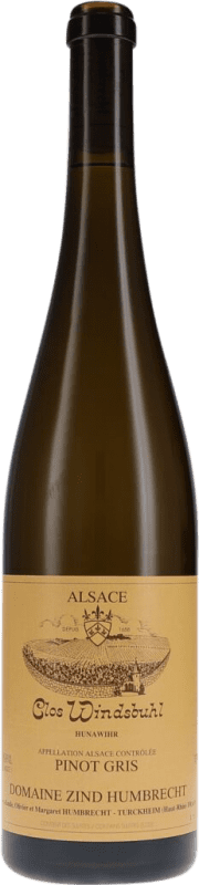 81,95 € Envío gratis | Vino Blanco Zind Humbrecht Clos Windsbuhl A.O.C. Alsace Alsace Francia Pinot Gris Eco Ecológico Botella 75 cl