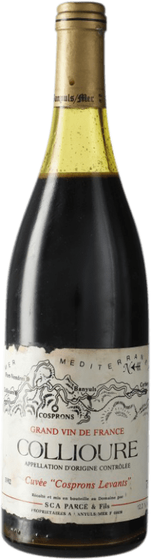 71,95 € Kostenloser Versand | Rotwein Mas Blanc Colliure Cosprons Levants 1982 A.O.C. Côtes du Roussillon Languedoc-Roussillon Frankreich Grenache Flasche 75 cl