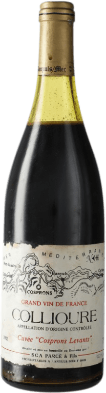 75,95 € Spedizione Gratuita | Vino Rosso Mas Blanc Colliure Cosprons Levants 1982 A.O.C. Côtes du Roussillon Linguadoca-Rossiglione Francia Garnacha — Grenache 75 cl