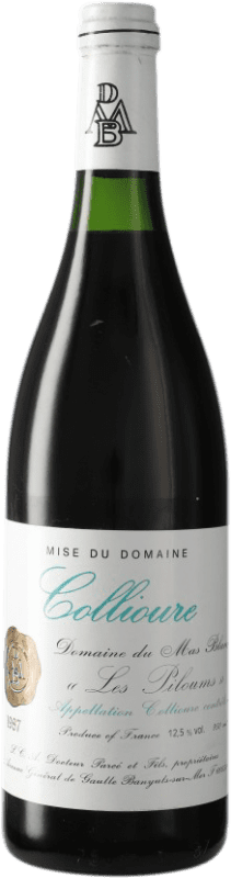 65,95 € Free Shipping | Red wine Mas Blanc Colliure Les Piloums 1987 A.O.C. Côtes du Roussillon Languedoc-Roussillon France Grenache Bottle 75 cl