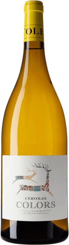 22,95 € Envio grátis | Vinho Branco Cérvoles Colors D.O. Costers del Segre Espanha Garrafa Magnum 1,5 L