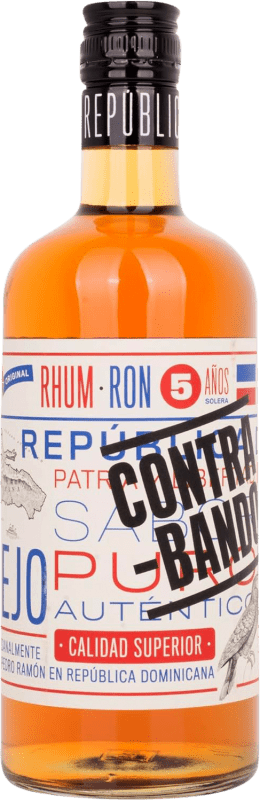 15,95 € Envoi gratuit | Rhum Oliver & Oliver Contra-Bando Contrabando République Dominicaine 5 Ans 70 cl