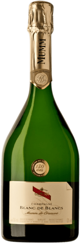 87,95 € Envío gratis | Espumoso blanco G.H. Mumm Cramant Grand Cru A.O.C. Champagne Champagne Francia Chardonnay Botella 75 cl