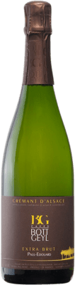 16,95 € 免费送货 | 白起泡酒 Bott-Geyl Crémant Extra 香槟 A.O.C. Alsace 阿尔萨斯 法国 Pinot Black, Chardonnay, Pinot White 瓶子 75 cl