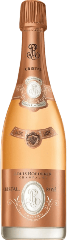 773,95 € Kostenloser Versand | Rosé Sekt Louis Roederer Cristal Rosé Brut Große Reserve A.O.C. Champagne Champagner Frankreich Spätburgunder, Chardonnay Flasche 75 cl