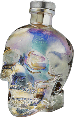 138,95 € 送料無料 | ウォッカ Brockmans Crystal Head Aurora Calavera — 頭蓋骨 カナダ スペシャルボトル 1,75 L
