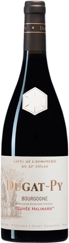 67,95 € 免费送货 | 红酒 Dugat-Py Cuvée Halinard A.O.C. Côte de Beaune 勃艮第 法国 瓶子 75 cl
