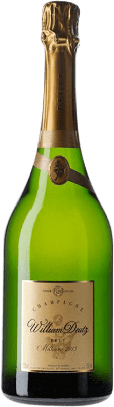 187,95 € Kostenloser Versand | Weißer Sekt Deutz Cuvée William Deutz A.O.C. Champagne Champagner Frankreich Spätburgunder, Chardonnay, Pinot Meunier Flasche 75 cl