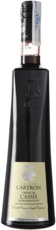 16,95 € Бесплатная доставка | Ликер крем Joseph Cartron Doble Crema de Casis Франция бутылка 70 cl