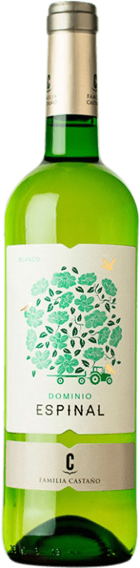 3,95 € Free Shipping | White wine Castaño Dominio de Espinal D.O. Yecla Spain Macabeo Bottle 75 cl