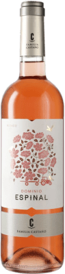 6,95 € Kostenloser Versand | Roséwein Castaño Dominio de Espinal Jung D.O. Yecla Region von Murcia Spanien Monastrell Flasche 75 cl