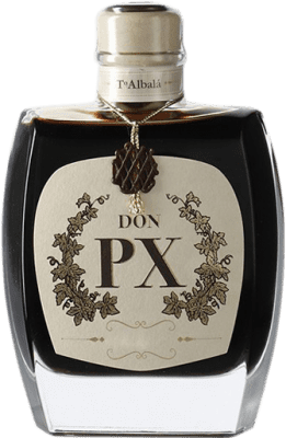 85,95 € Envío gratis | Vino generoso Toro Albalá Don PX Etiqueta Doble 1980 D.O. Montilla-Moriles España Pedro Ximénez Petaca Pequeña 20 cl