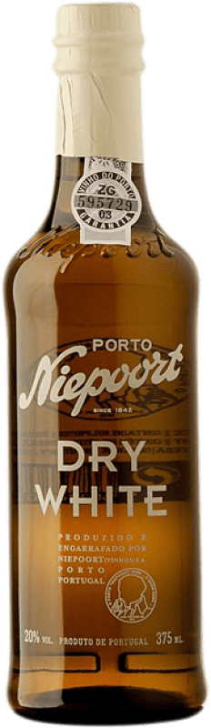 7,95 € Envio grátis | Vinho fortificado Niepoort Dry White I.G. Porto Porto Portugal Códega, Rabigato, Viosinho Meia Garrafa 37 cl