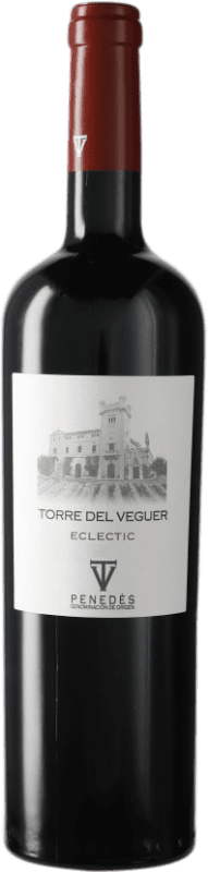 10,95 € Spedizione Gratuita | Vino rosso Torre del Veguer Eclectic D.O. Penedès Catalogna Spagna Bottiglia 75 cl