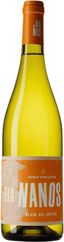 6,95 € Spedizione Gratuita | Vino Bianco Josep Foraster Els Nanos Blanc del Coster D.O. Conca de Barberà Catalogna Spagna Macabeo Eco — Biologico Bottiglia 75 cl