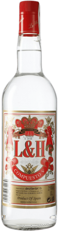 6,95 € Envío gratis | Vodka LH La Huertana Emisario España Botella 70 cl