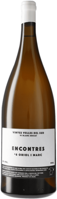 29,95 € Free Shipping | White wine Marc Lecha Encontres 6 Oriol i Marc Spain Macabeo Magnum Bottle 1,5 L
