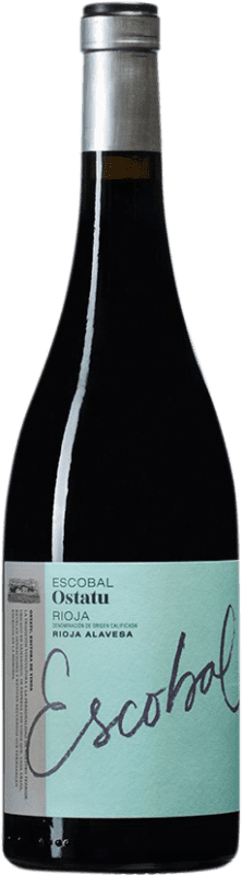 12,95 € 免费送货 | 红酒 Ostatu Escobal D.O.Ca. Rioja 西班牙 Tempranillo 瓶子 75 cl